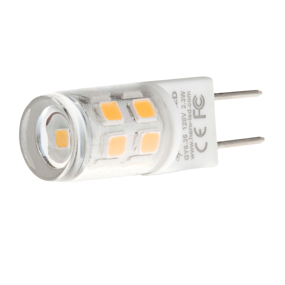 T4 GY6.35 120V LED Bulb, 2.3 Watts, 20W Equivalent, 5-Pack T4 GY6.35 120V LED Bulb, 2.3 Watts, 20W Equivalent, 5-Pack